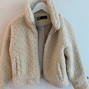 Zara XS Sherpa jacket